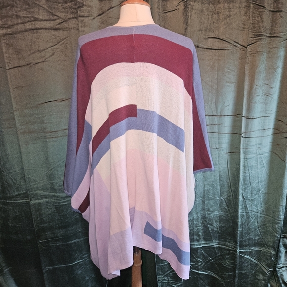 Plenty by Tracy Reese Geometric Poncho Cardigan - Picture 3 of 5